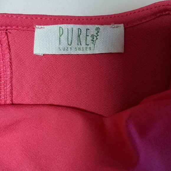 Pur Draped Pink Blouse - Picture 2 of 3